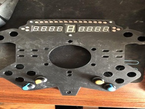 sli f1 ek sım 216 tekerlek düğmesi plaka yarış hub direksiyon simidi 3d print model - Mito3D