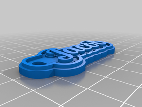 jacob keychain customized 3d print model - Mito3D