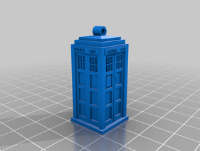 tardis portachiavi drwho 3d print model - Mito3D