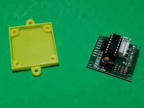 arduino stepper motor driver base-screw mount electronics holder servo 3d print model - Mito3D