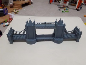 londra e il tower bridge 3d print model - Mito3D