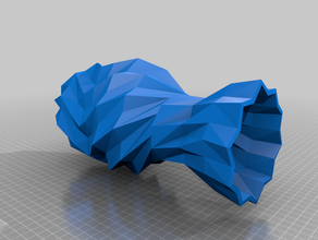 facetada vaso autodesk fusão 360 curvas facetas prusaslicer 3d print model - Mito3D