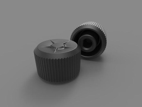 cr-10 mini filament gear knob 3d print model - Mito3D