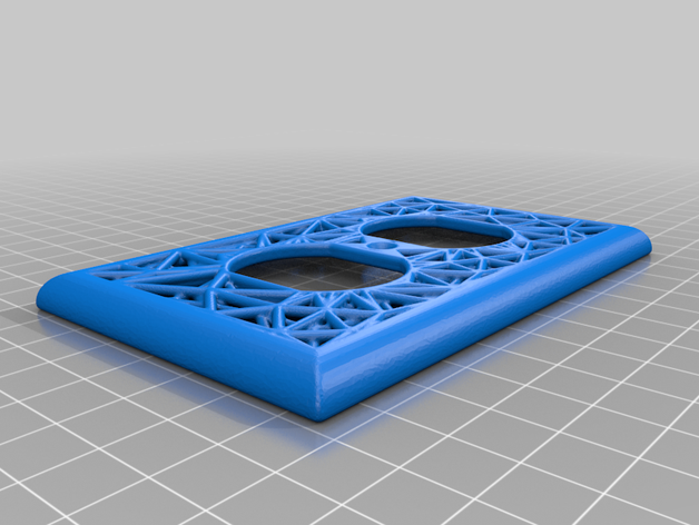 cubierta de salida meshmixer 3D print model - Mito3D