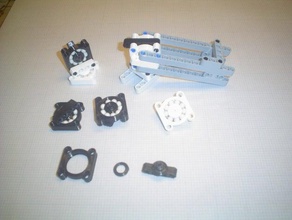 a técnica do giro rolamento 6mm de airsoft lego technic openscad 3d print model - Mito3D