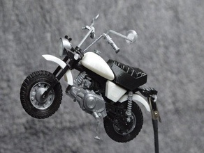 honda z50j moto de plamodel 3d print model - Mito3D