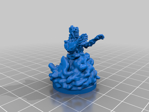 vase homme humanoïde de d&d miniatures 3d print model - Mito3D
