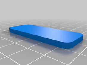 flat plate spacer customized 3d print model - Mito3D