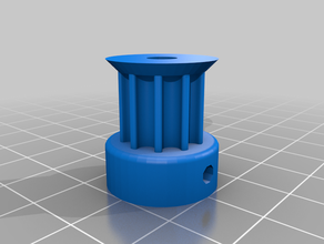 10 tooth pulley customized 3d print model - Mito3D