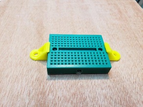 mini breadboard hold down clamps set 2 arduino electronics 3d print model - Mito3D