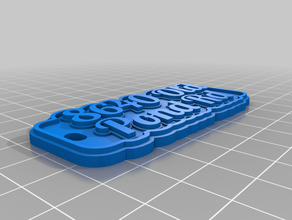 8640 old pond rd tag customized 3d print model - Mito3D