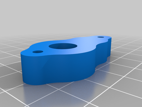 eixo z do topo suporte de rolamento 3d print model - Mito3D