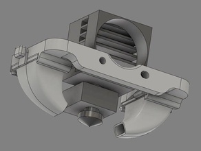actualizado fanduct tevo tarántula hotend e3d el ventilador de la 3d print model - Mito3D