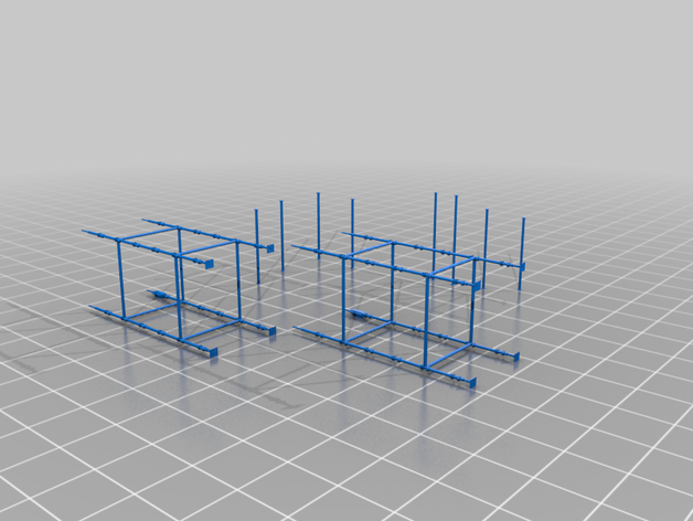 Gerüst 2 construction-sets Bau-Systeme 3D print model - Mito3D