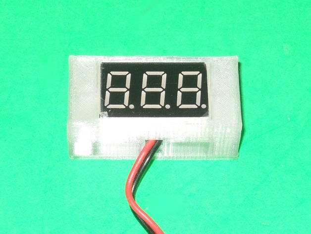 voltmetre konut ekran durumda led durum durumunda 3D print model - Mito3D