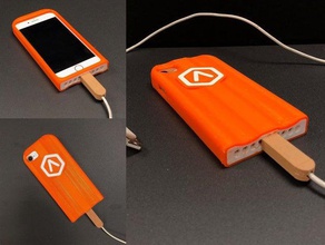 dual extrusion raise3d orange creamsicle iphone 7 der Fall Telefon-Fall 3d print model - Mito3D