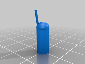 batido de leche en miniatura 3d print model - Mito3D