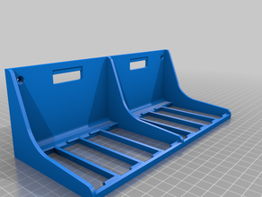 3m case organizer tape peg board 3d print model - Mito3D