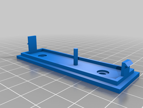 doorbell back mounting plate 3d print model - Mito3D