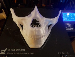 higgs mask no support golden death stranding game play station ps4 video 3d print model - Mito3D