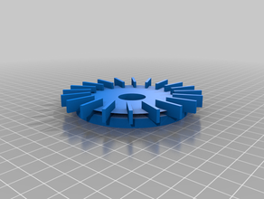 my customized centrifugal fan generator 3d print model - Mito3D