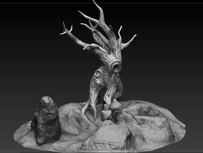 árbol medio ambiente spooky warhammer 3d print model - Mito3D