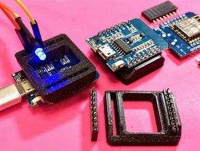 mini breadboard wemos d1 electronics pin header prototyping prusa soldering testing 3d print model - Mito3D
