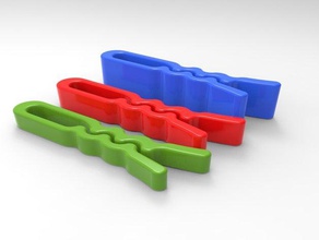 puce clip ext de sac 3d print model - Mito3D