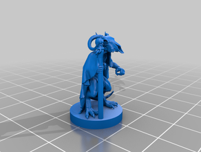 kobold-Schamanen dungeons dragons fantasy kobold monster pathfinder wargame-Modell 3d print model - Mito3D