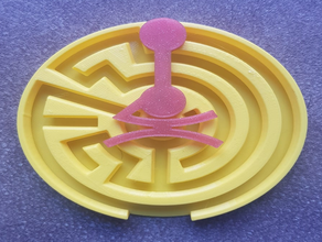 diabólico westworld quebra-cabeça de deslizamento jogo labirinto brinquedo 3d print model - Mito3D