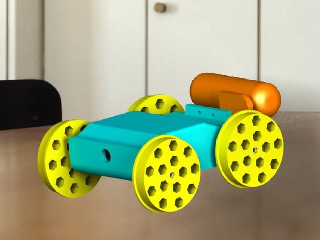 rc-car Auto rccar Fernbedienung 3D print model - Mito3D