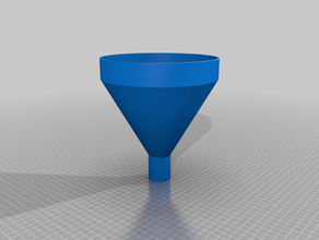 my customized simple parametric funnel 3d print model - Mito3D
