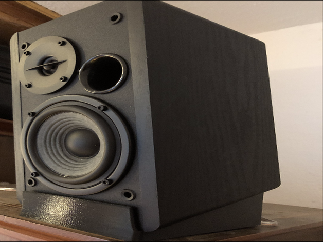 downward-facing stand edifier r1280db bookshelf speakers speaker downward facing cam 3D print model - Mito3D