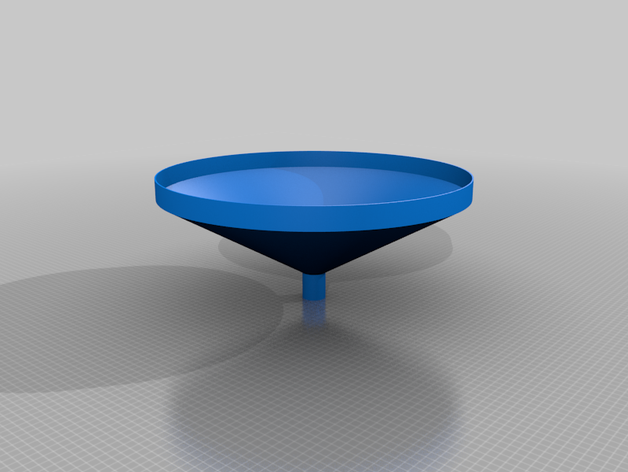 my customized simple parametric funnel 3D print model - Mito3D