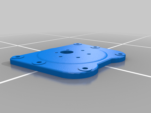 gear motor drive mount 3D print model - Mito3D