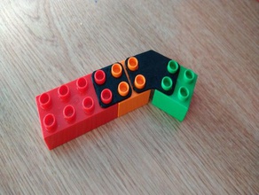conect lego duplo 3d print model - Mito3D