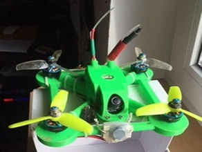 brushless dron frame cape motor15 fc25x25 eachine wizard ts130 compatible very stable protective 3d print model - Mito3D