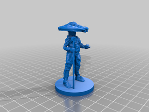 fungus wizard ooze master 3d print model - Mito3D