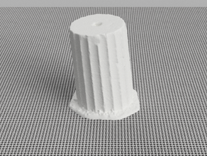 columna romana fragmento de atenas antigüedades romano las ruinas 3d print model - Mito3D