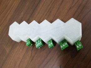 hexabitz - relay ruler enclosure modular 3d print model - Mito3D