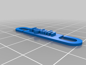 my customized cable labels 3d print model - Mito3D
