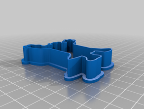 sulley-cookie-cutter cookie cutter monsters inc university 3d print model - Mito3D