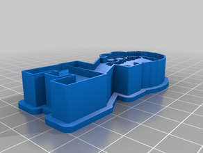 cookie monster - one cookie-cutter cutter 3d print model - Mito3D