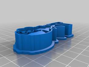 cookie monster - two cutter 3d print model - Mito3D