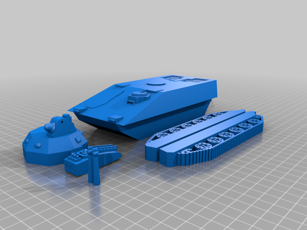 12 panzerprojekt askeri panzer tank 3D print model - Mito3D