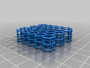 in fibra di carbonio molecole molecola 3d print model - Mito3D