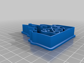 a disney castle - mickey & minnie cortador de cookie mouse 3d print model - Mito3D