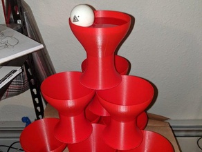 pro-Bier-pong-cup Bier Bier-pong Edel vase cup Spiel pong Wein 3d print model - Mito3D