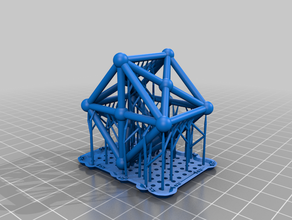 crystal structure body centre cubic face 3d print model - Mito3D
