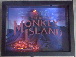 segreto di monkey island - 3d glow-o-rama diorama guybrush led luce a melee immagine threepwood 3d print model - Mito3D